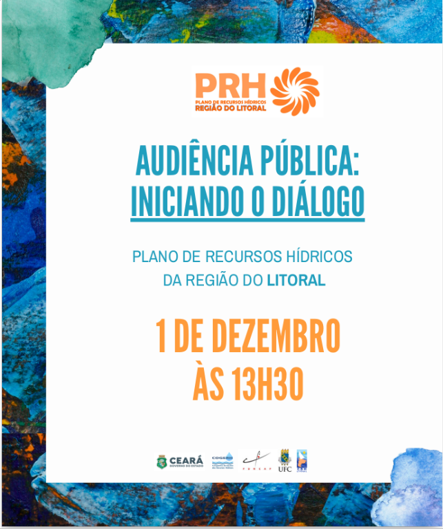 Comitê da Bacia Hidrográfica do Litoral convida para Audiência Pública