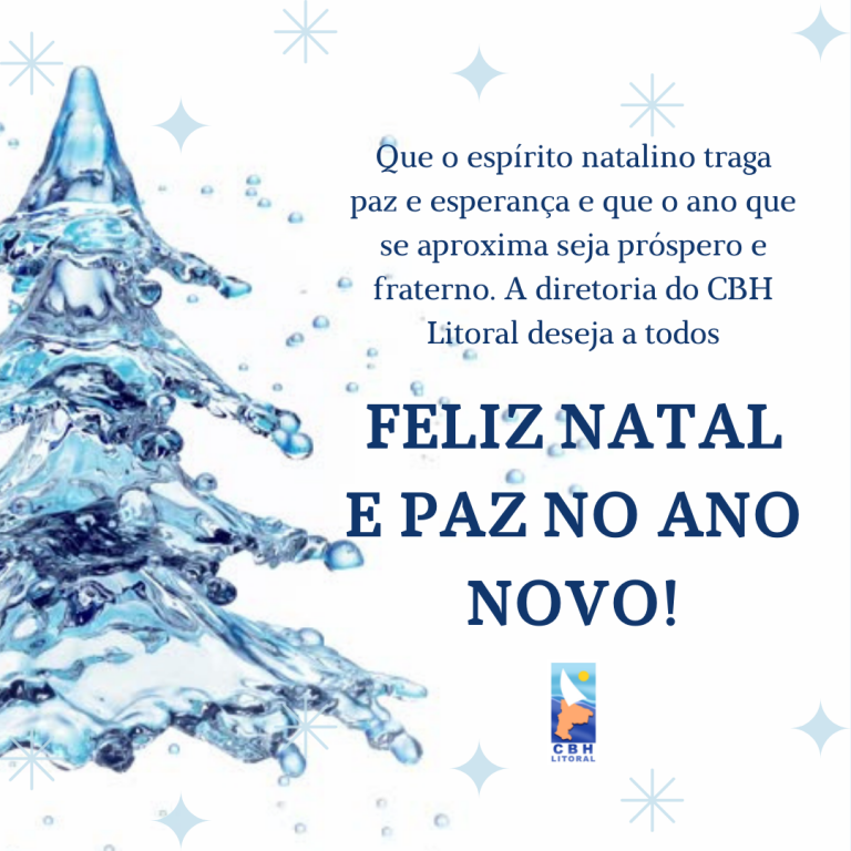 A Diretoria do CBH Litoral deseja a todos Boas Festas!