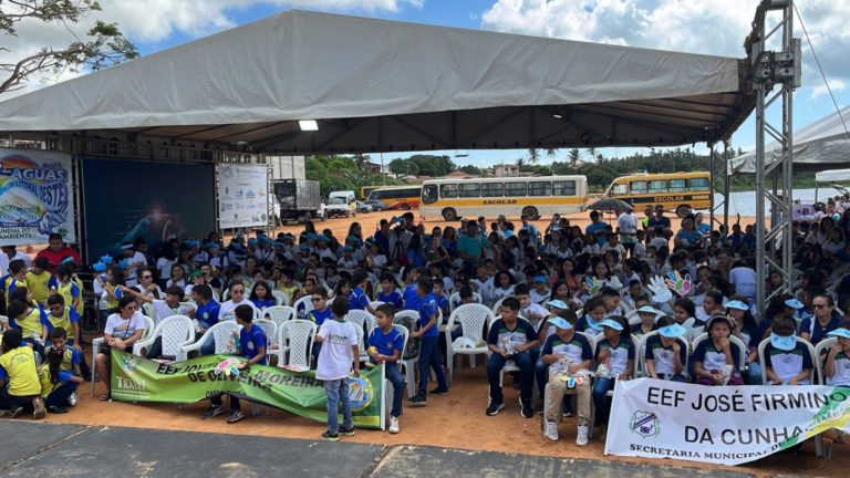Crianças do município de Trairi apresentam resultados do projeto “Gotinha Nossa de Cada Água” em comemoração ao Dia Mundial do Meio Ambiente