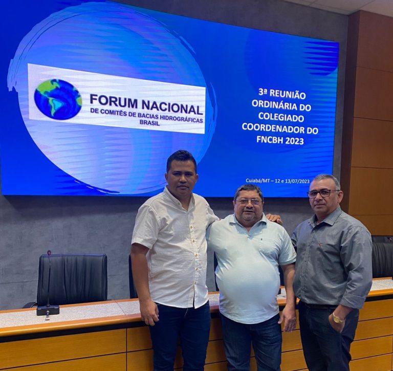 Comitiva cearense na 3ª Reunião Ordinária do Colegiado Coordenador do Fórum Nacional de Comitês de Bacia, em Cuiabá-MT