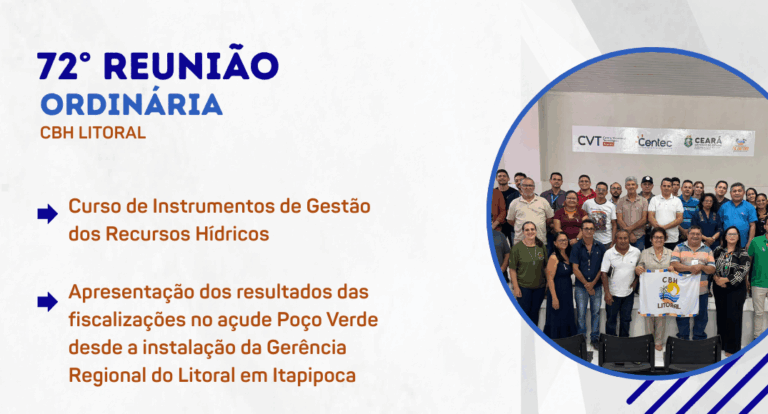 CBH Litoral participa de capacitação sobre poluição de recursos hídricos por agrotóxicos 