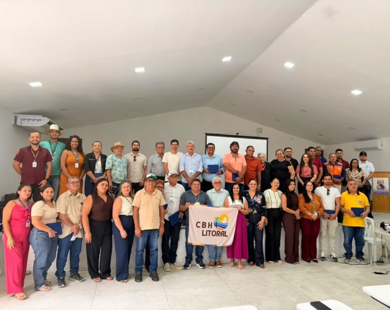 CBH Litoral define alocação dos reservatórios monitorados, aprova planos de secas e homenageia membros(as) por assiduidade nas reuniões